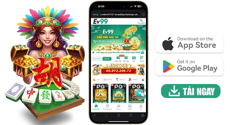 Các biểu tượng game slot nổ hũ đầy màu sắc